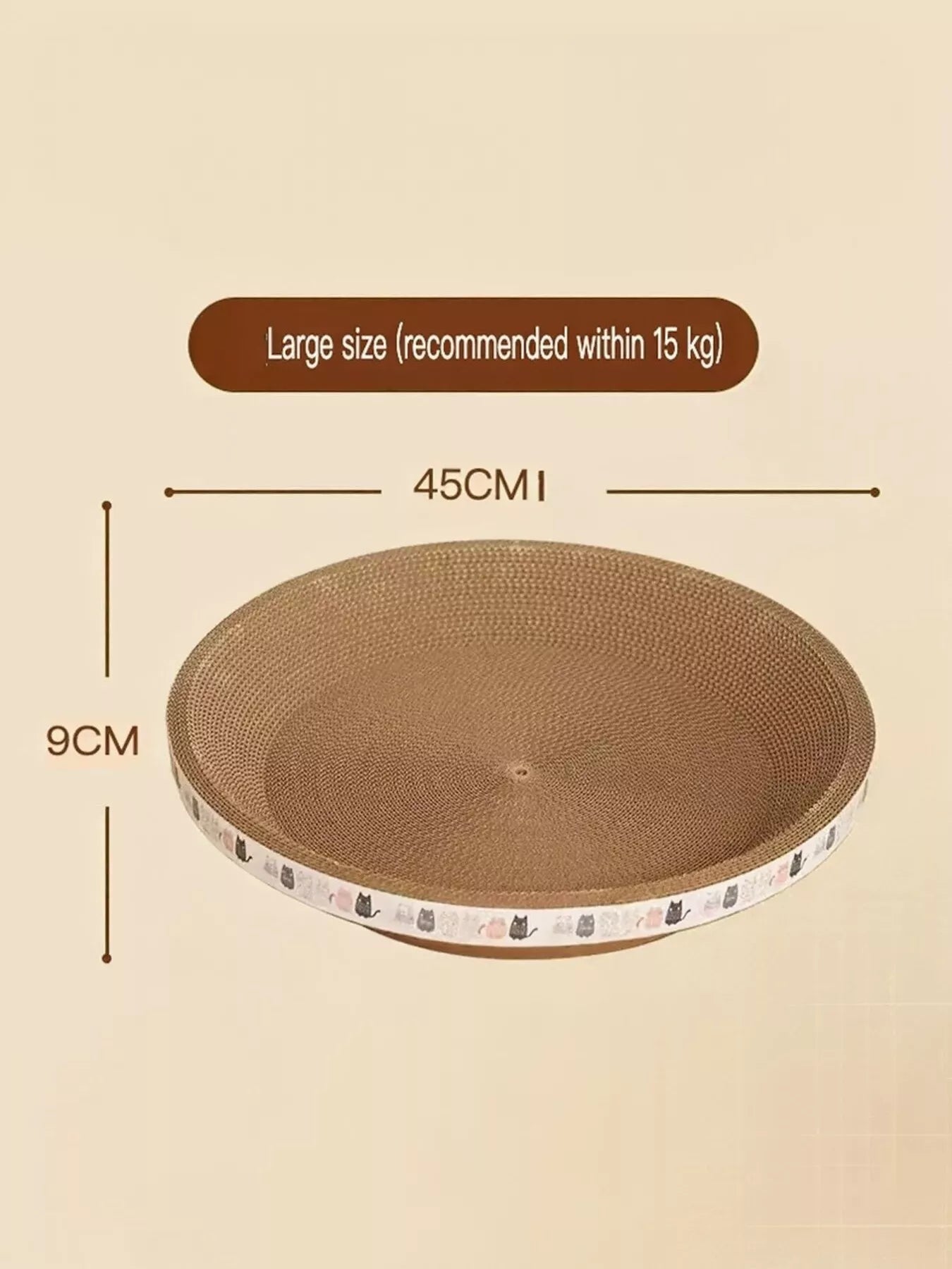 Wear-Resistant Cat Scratching Lounge Bed
