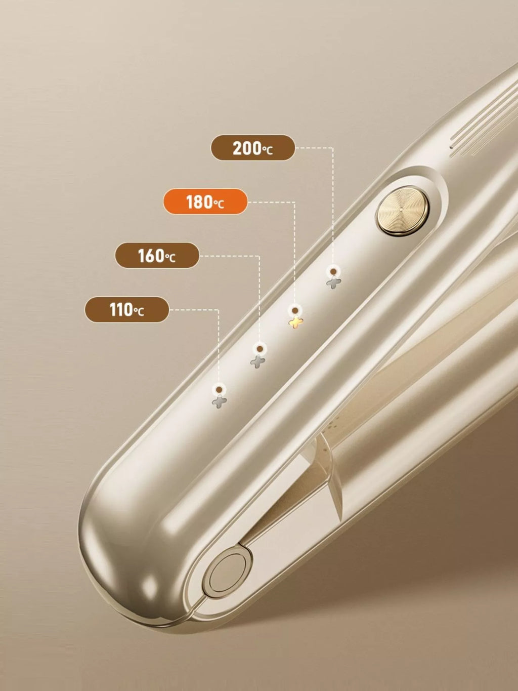 Adjustable Temperature Hair Straightener