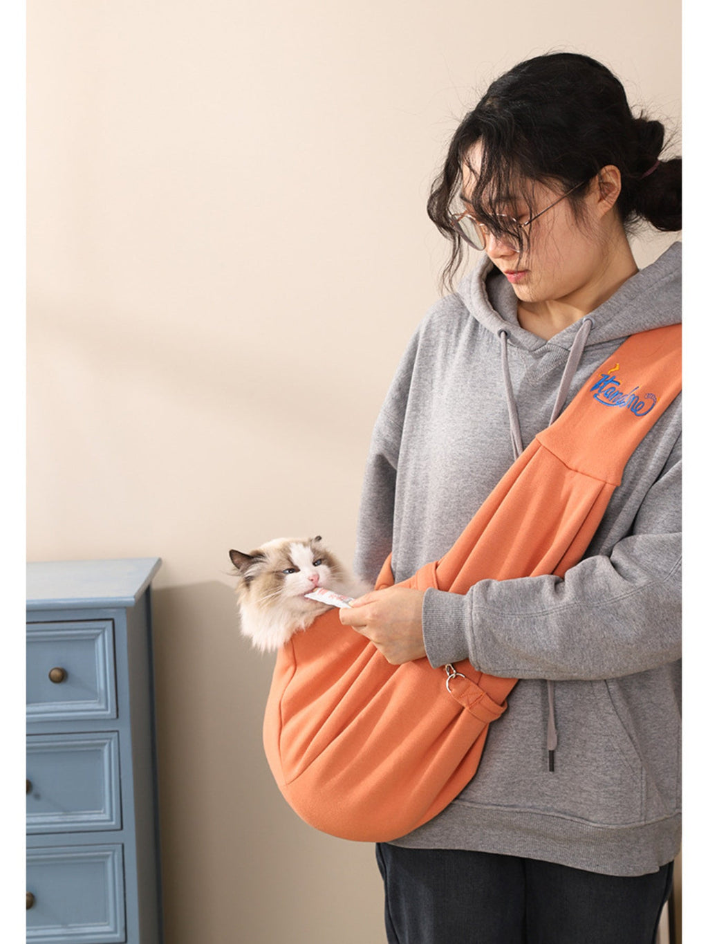 Comfortable Pet Carrier Sling Bag