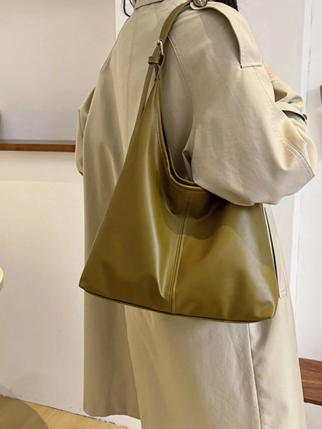 PU Leather Shoulder Bag