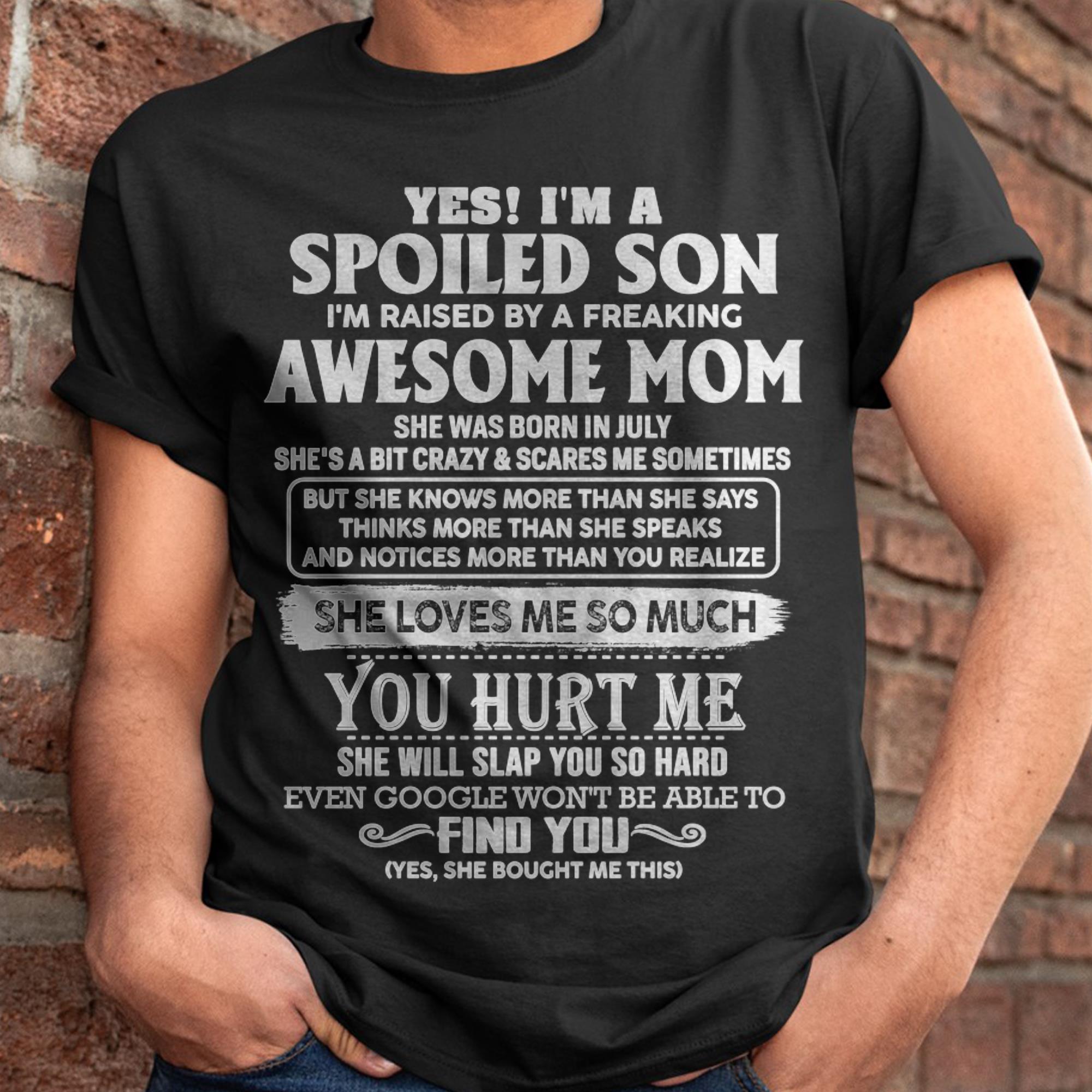 July - Awesome Mom - Perfect Gift For Your Son From Mom - NGHL07 (SKU05-47-07)