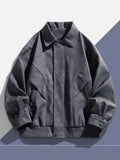 Men's Plus Size Long Sleeve Casual Jacket