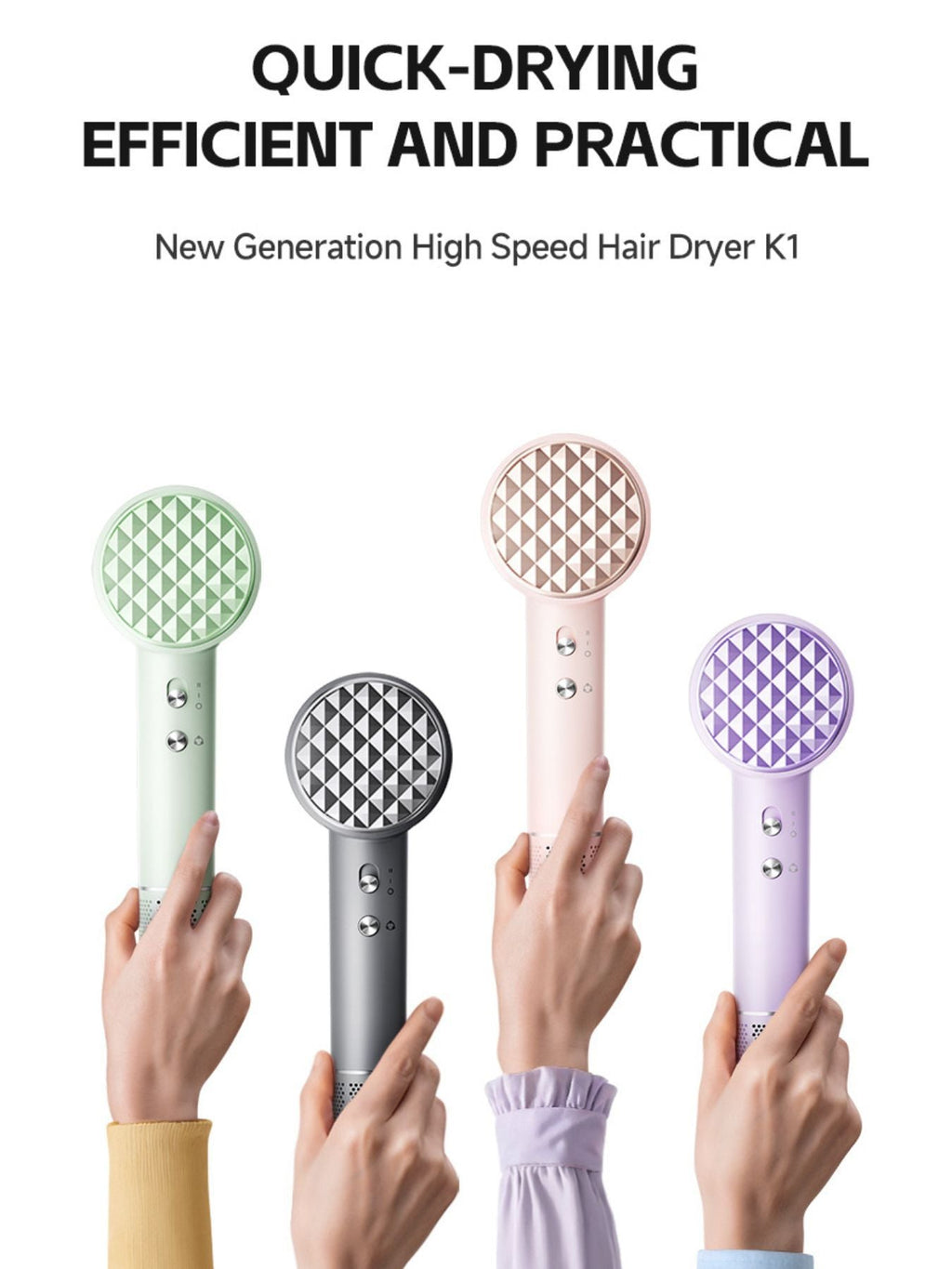 Lightweight High-Speed Hair Dryer