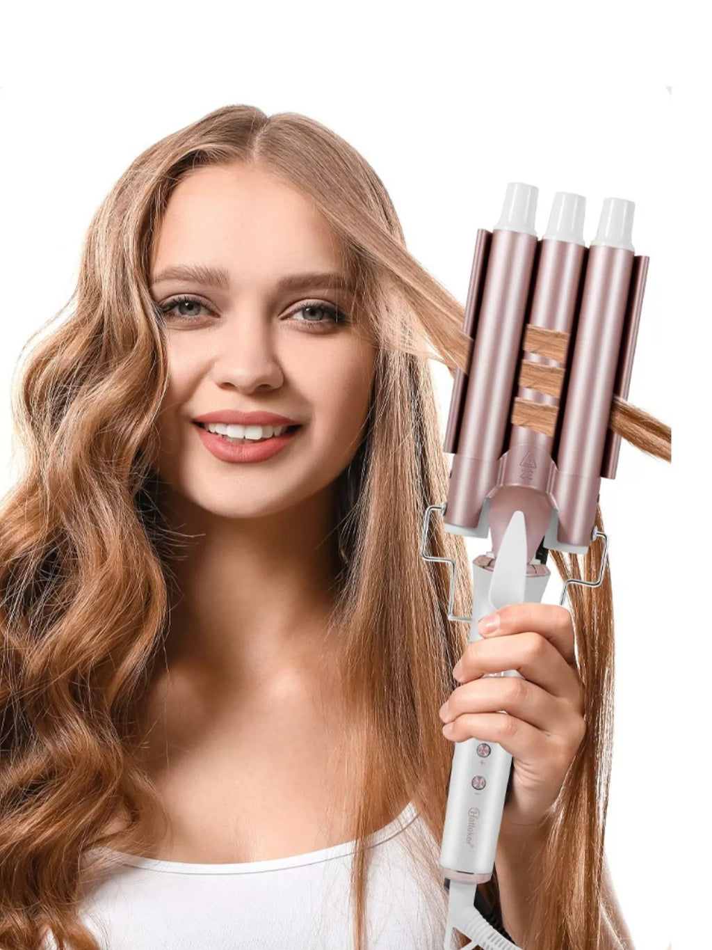 3-Barrel Hair Curling Iron