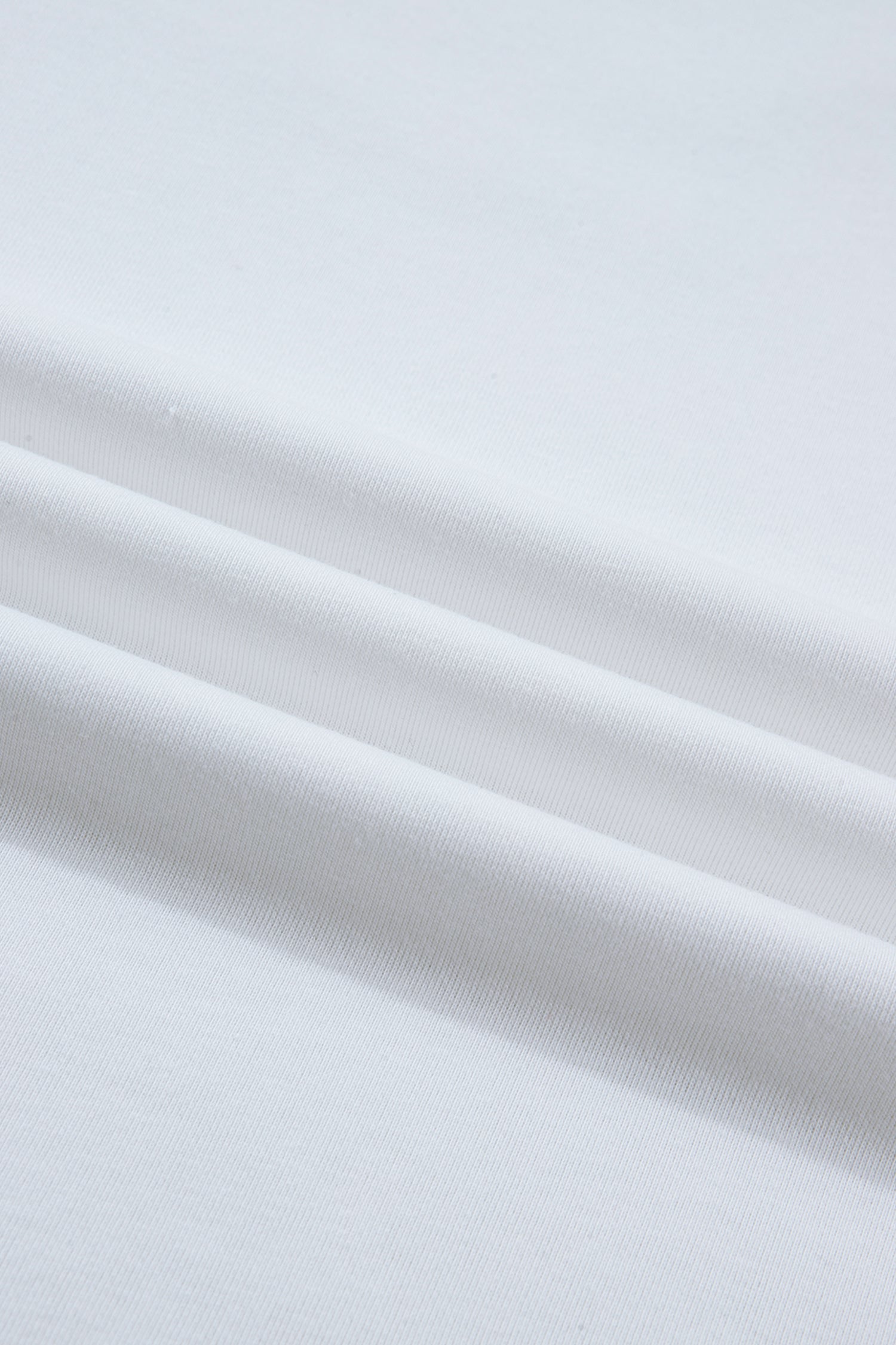 White Solid Color Dropped Shoulder Long Sleeve Top