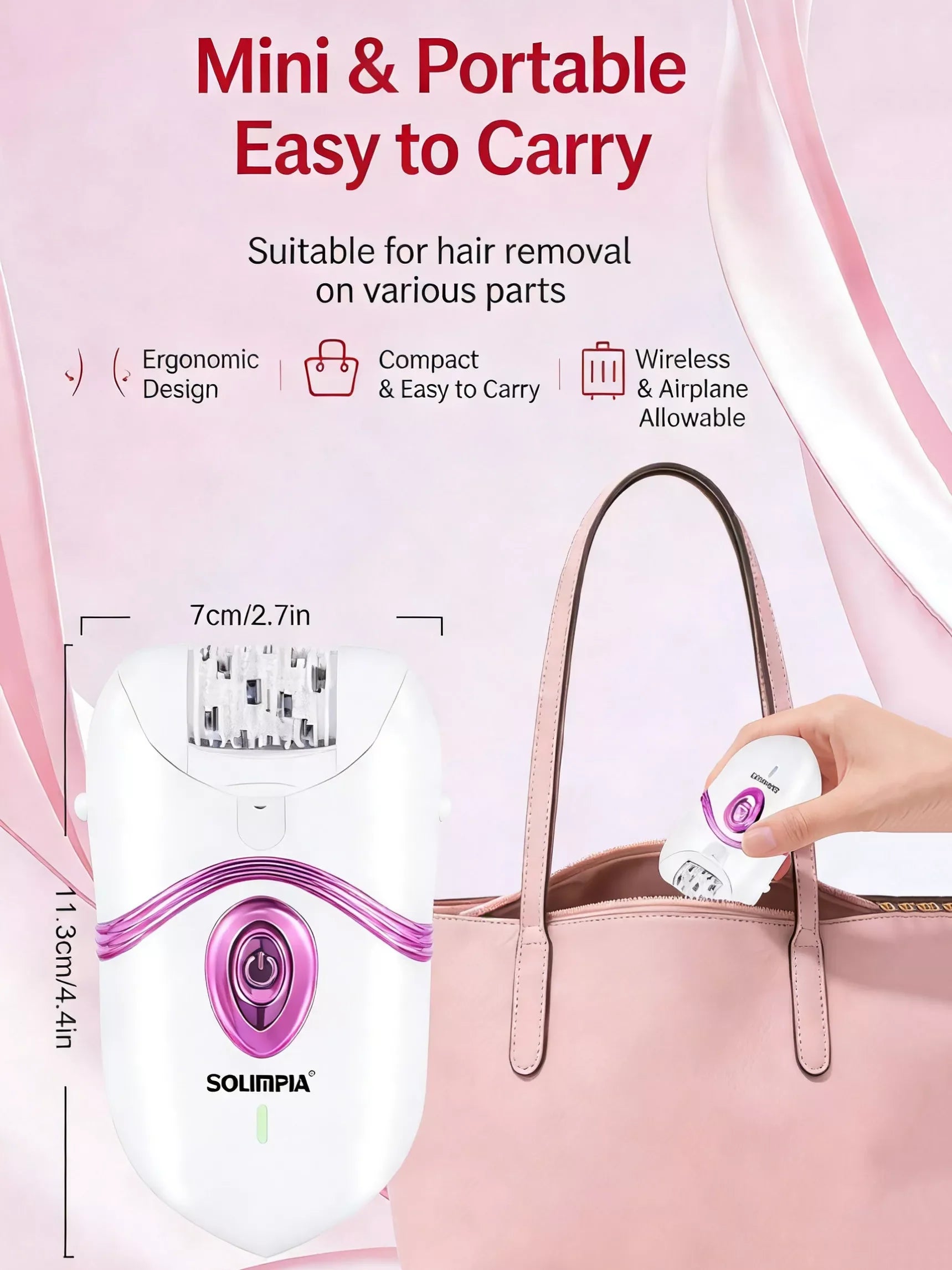 Cordless Painless Hair Removal