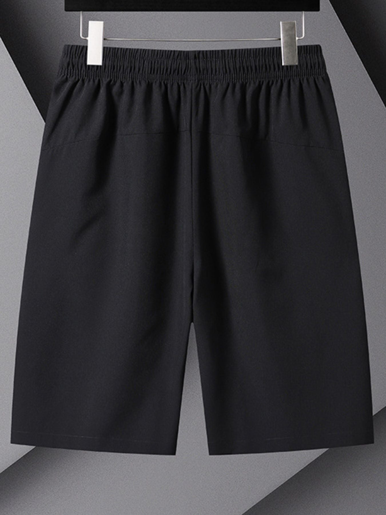 Men's Plus Size Drawstring Shorts with Pockets