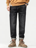Men's Plus Size Vintage Wash Relaxed Fit Jeans