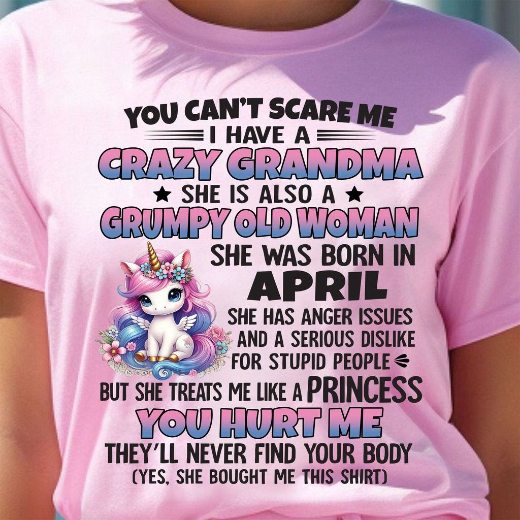 APRIL - YOU CAN'T SCARE ME - GIFT FROM GRANDMA - NGHL04 (SKU09-106-04)