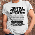 December - I am Lucky Son - Gift For Son From Mom - NGHL12 - (SKU-T1206LMS-12)