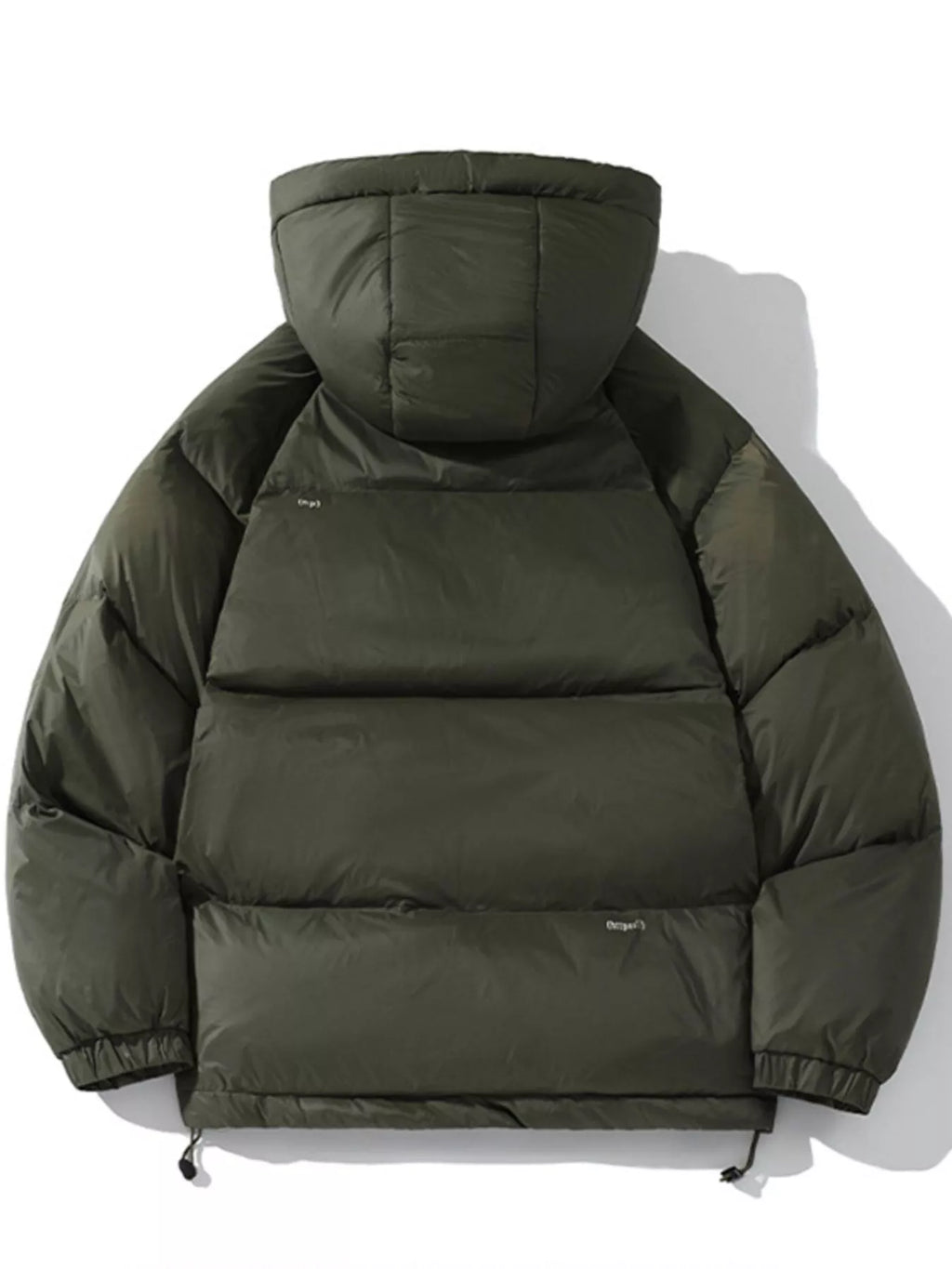 Men's Plus Size Hooded Lightweight Puffer Jacket