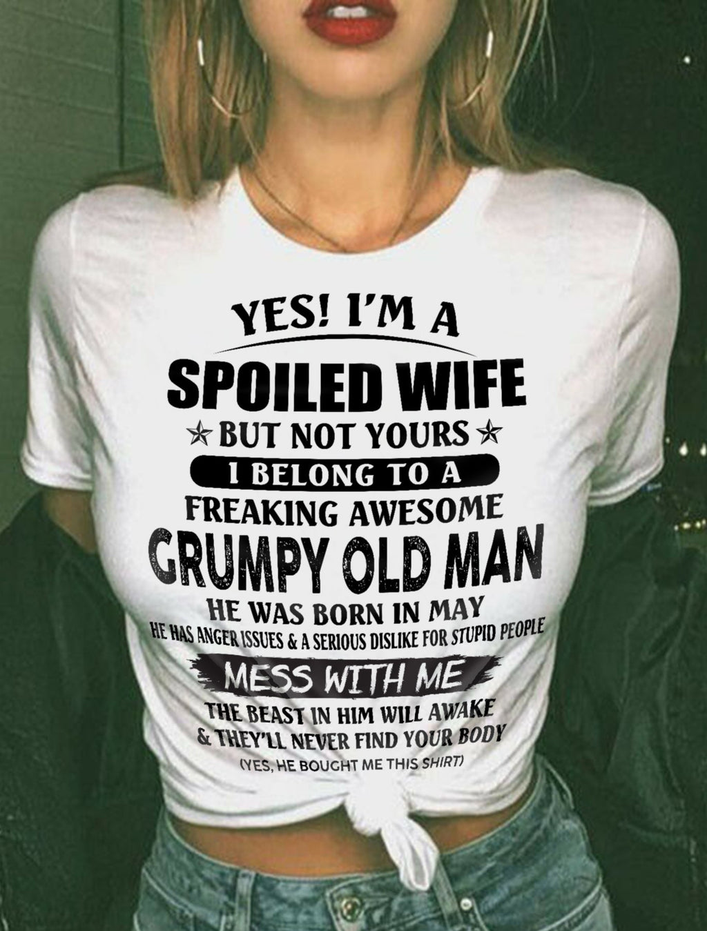 Grumpy Old Man May – Perfect gift for wife From Husband – NGHL05 (SKU08-63-05)