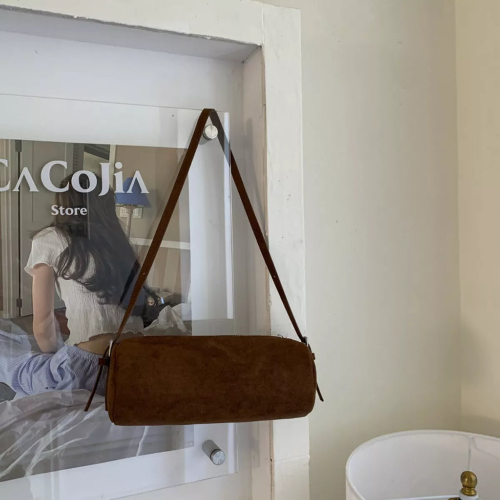 Retro Cylinder Shoulder Bag