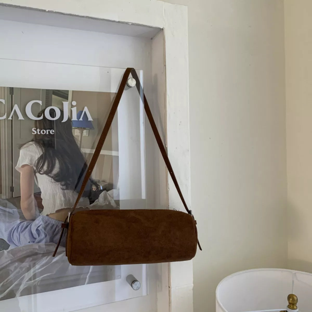 Retro Cylinder Shoulder Bag