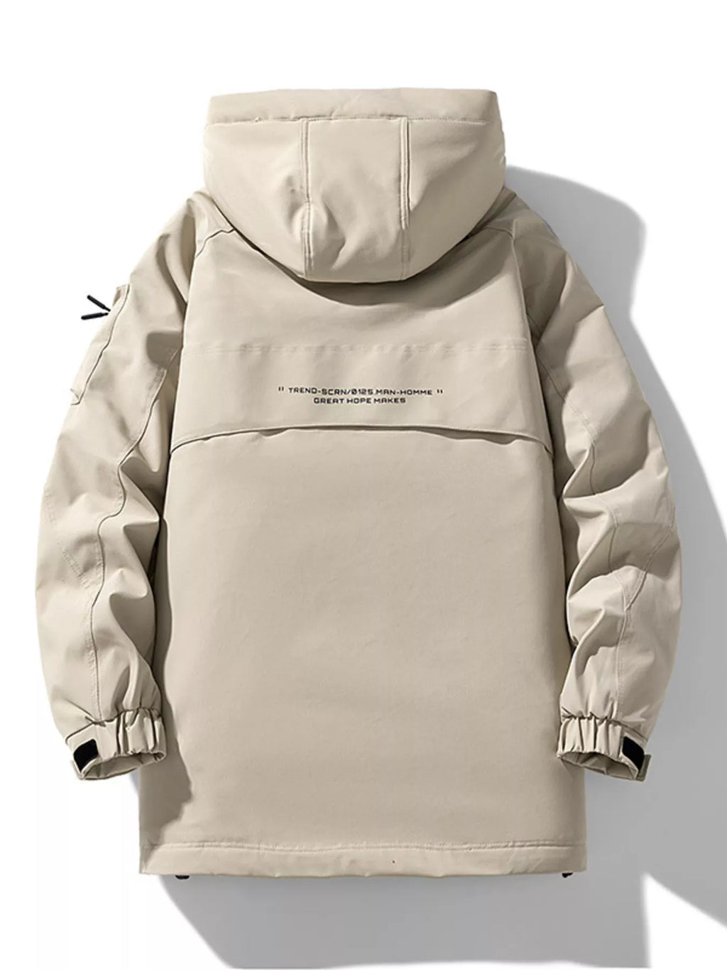 Men's Plus Size Urban Style Hooded Winter Padded Jacket