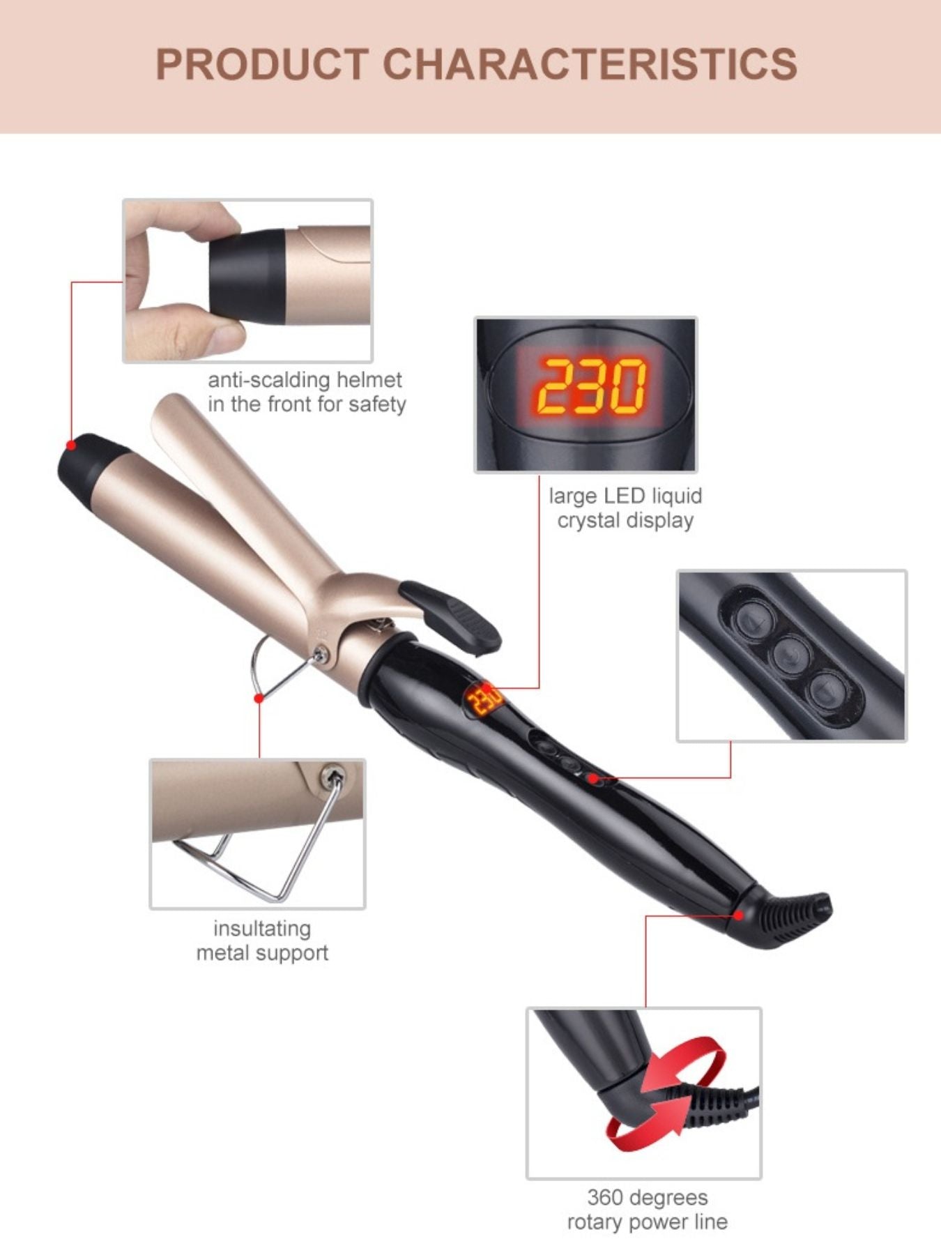 Fast Heating Curling Iron