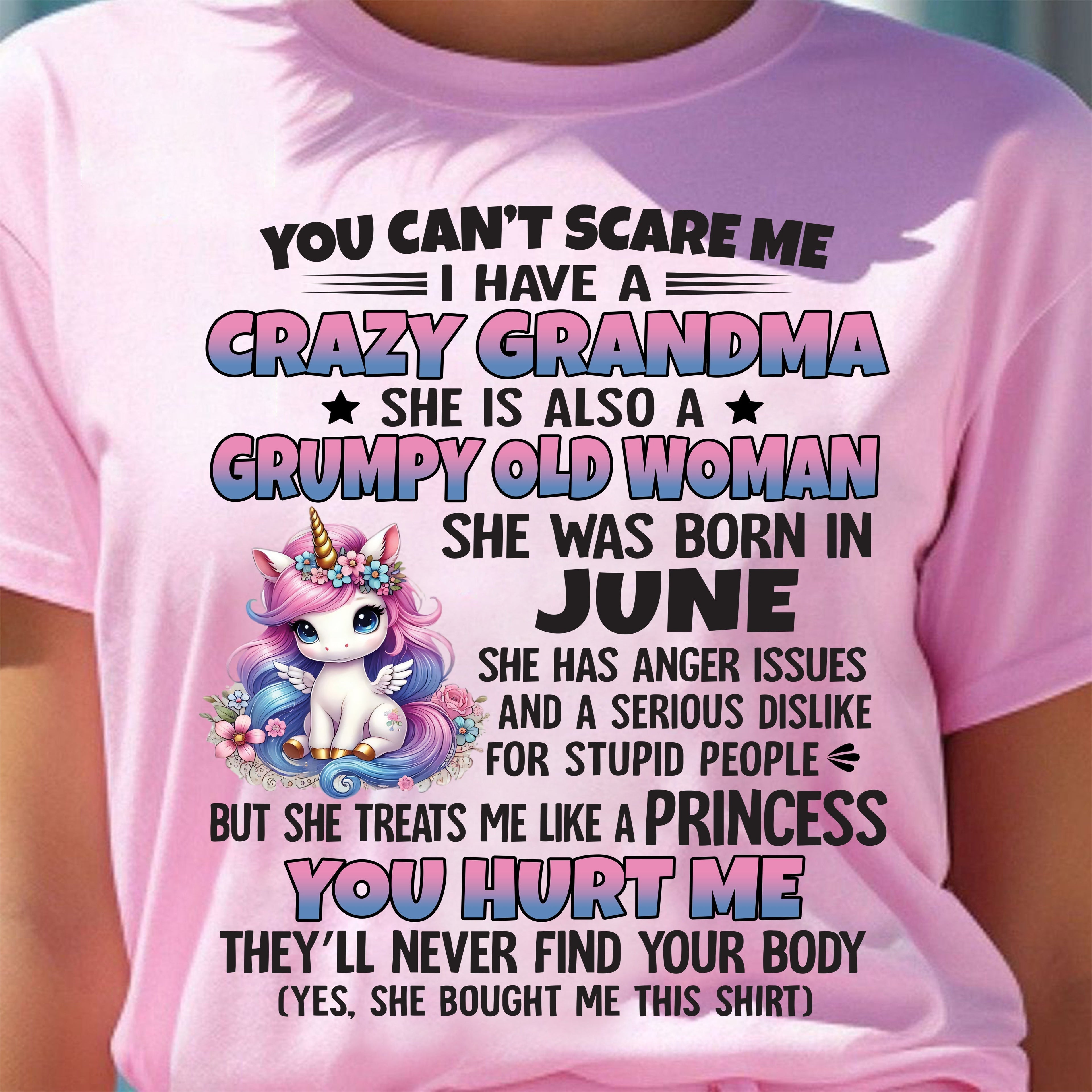 JUNE - YOU CAN'T SCARE ME - GIFT FROM GRANDMA - NGHL06 (SKU09-106-06)