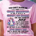 JULY - YOU CAN'T SCARE ME - GIFT FROM GRANDMA - NGHL07 (SKU09-106-07)