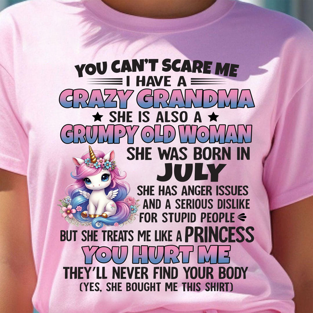 JULY - YOU CAN'T SCARE ME - GIFT FROM GRANDMA - NGHL07 (SKU09-106-07)
