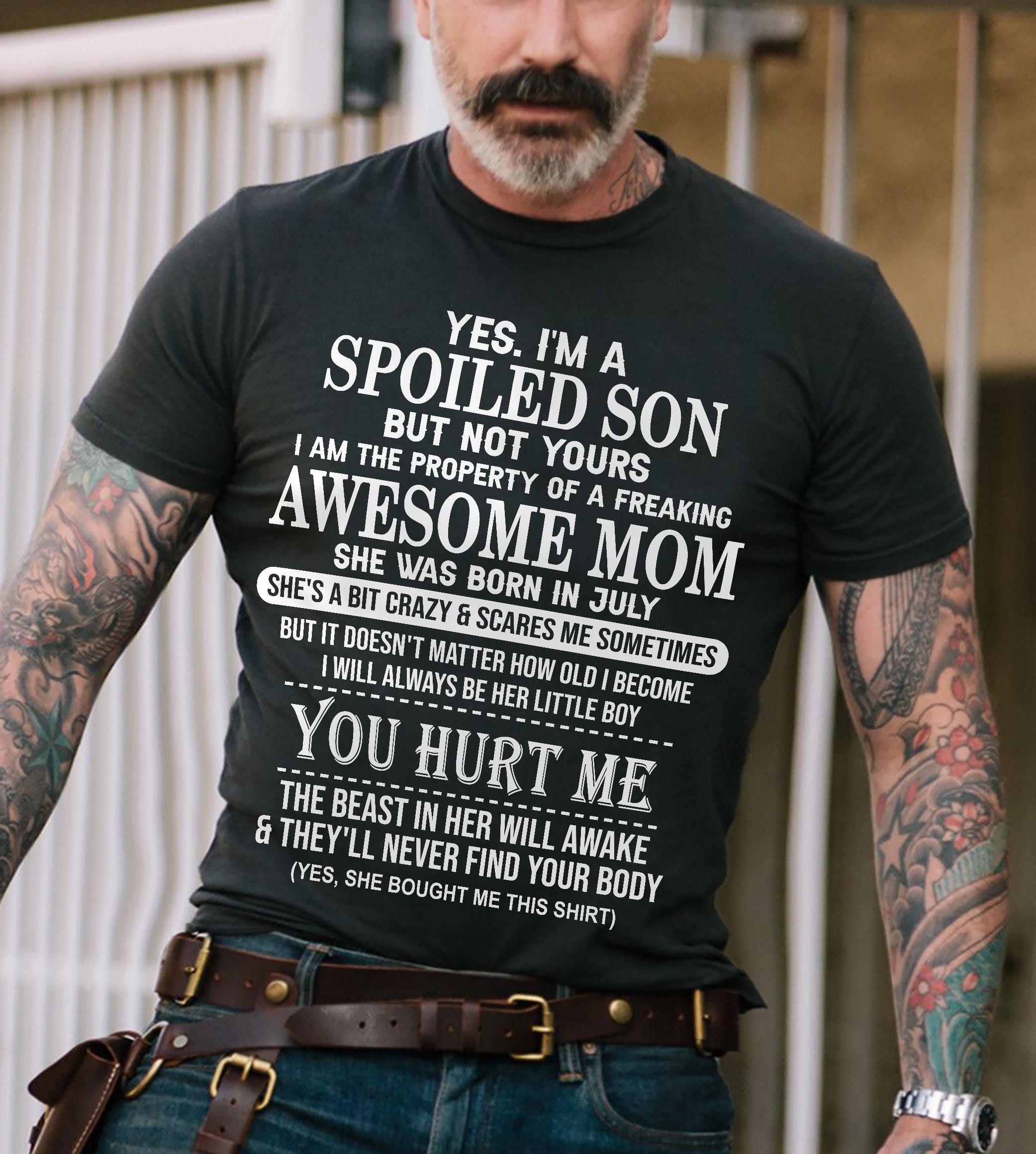 July - Awesome Mom Born In July - Special gift for Son From Mom - NGHL07 (SKU10-45-07)