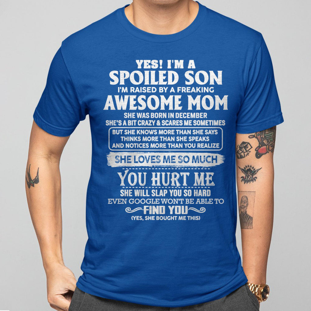 December - Awesome Mom - Perfect Gift For Son From Mom - NGHL12 (SKU05-47-12)