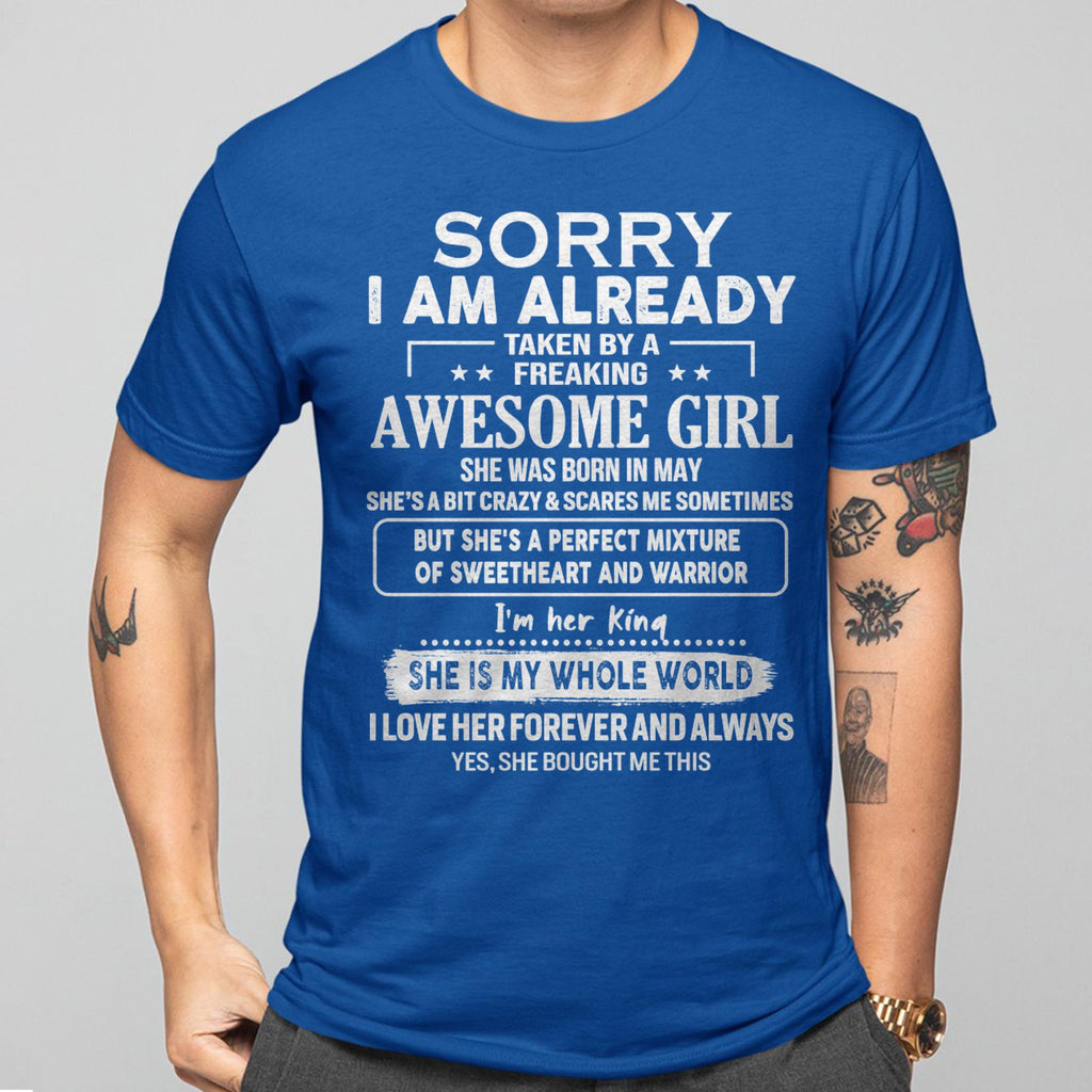 May - Awesome Girl - Perfect Gift For Your Boyfriend, Husband From Wife - NGHL05 (SKU04-86MT-05)