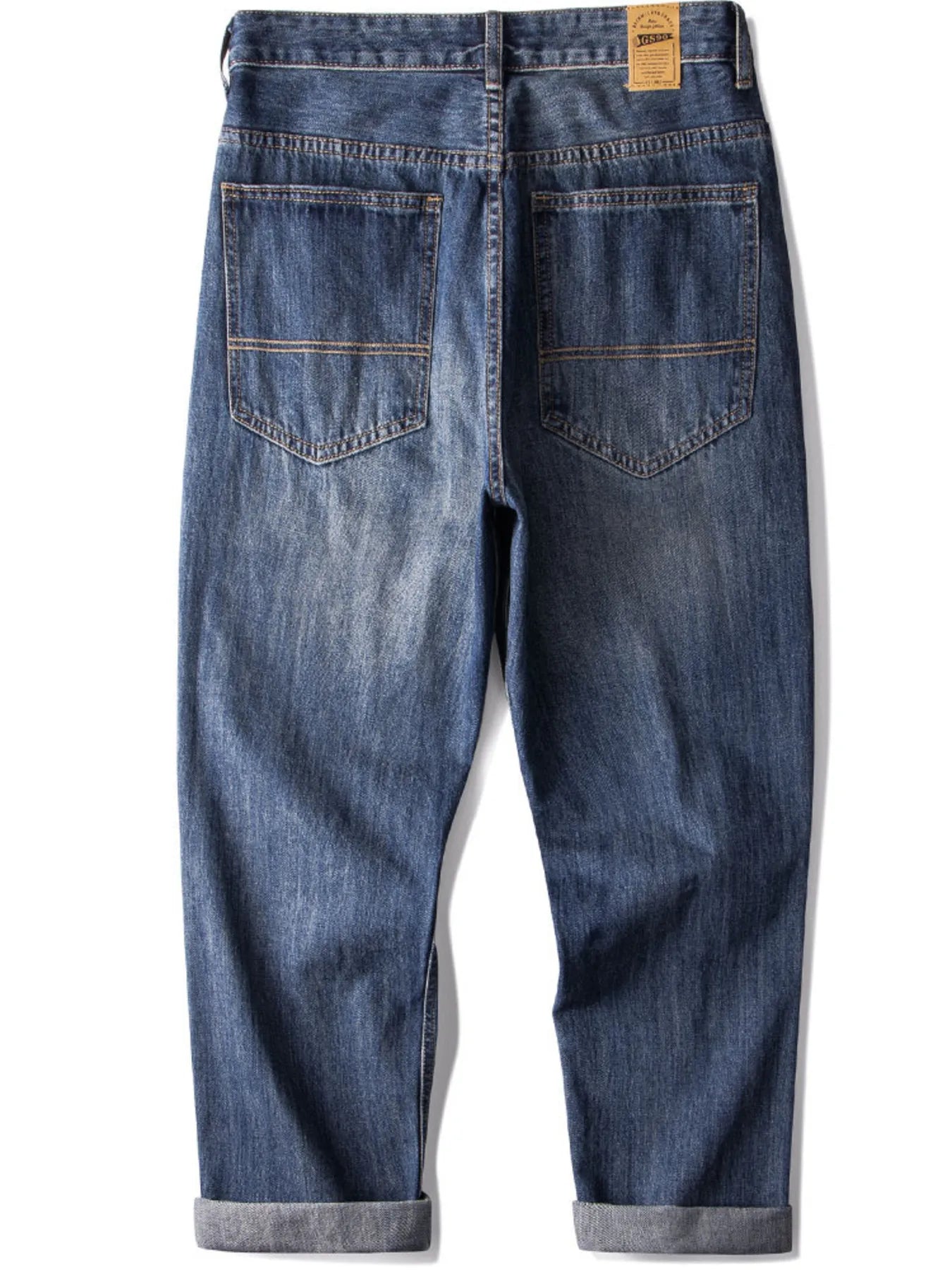 Men's Vintage Wash Loose Fit Jeans
