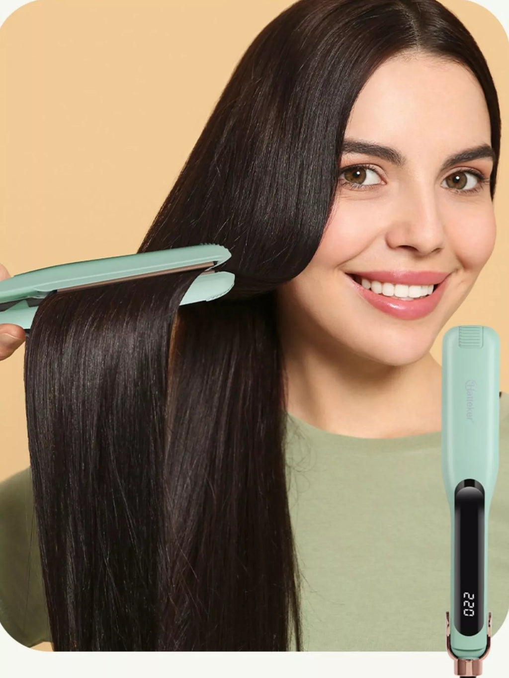 Adjustable Temperature Hair Straightener
