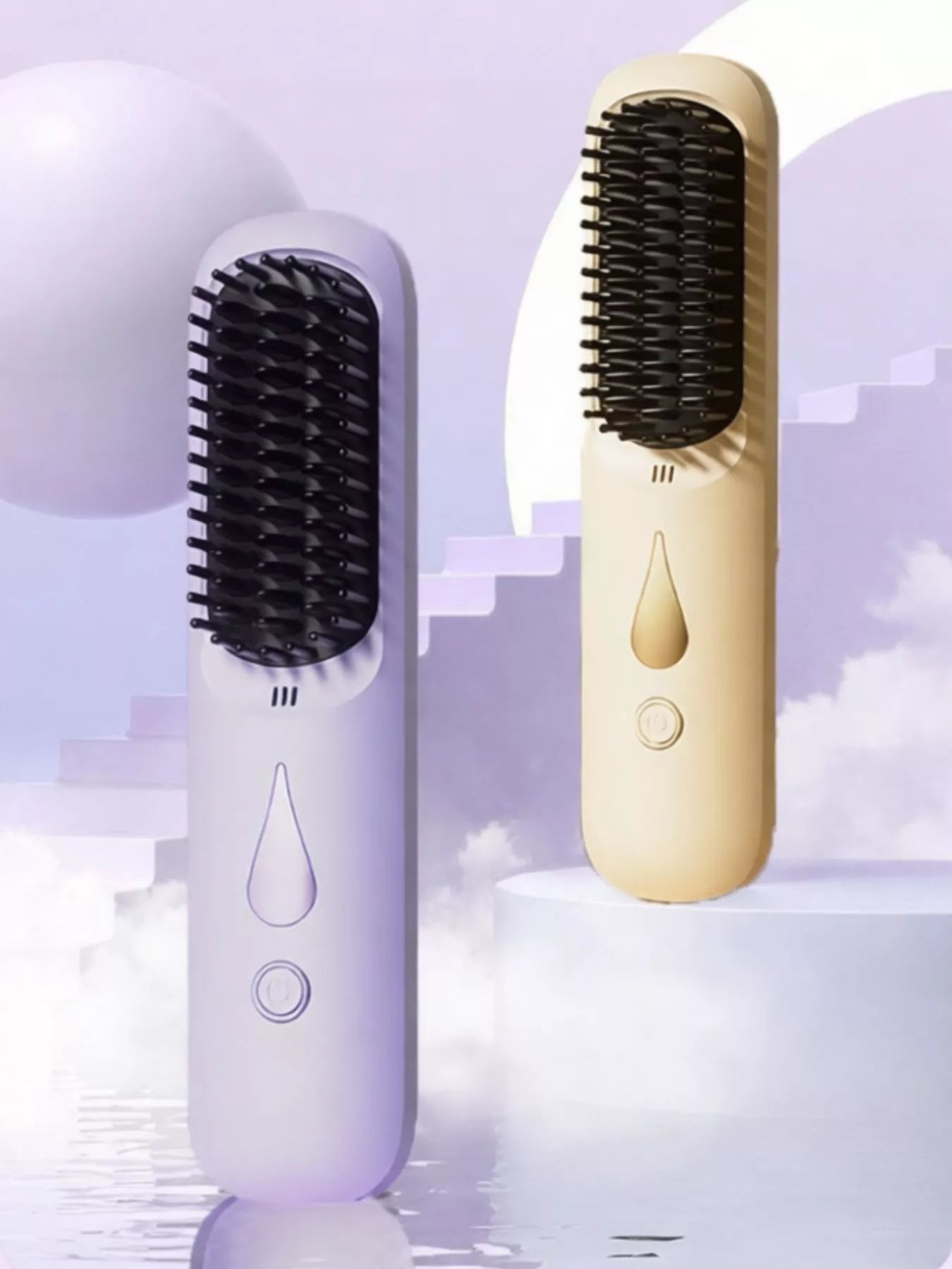 Portable Heated Hair Straightening Comb