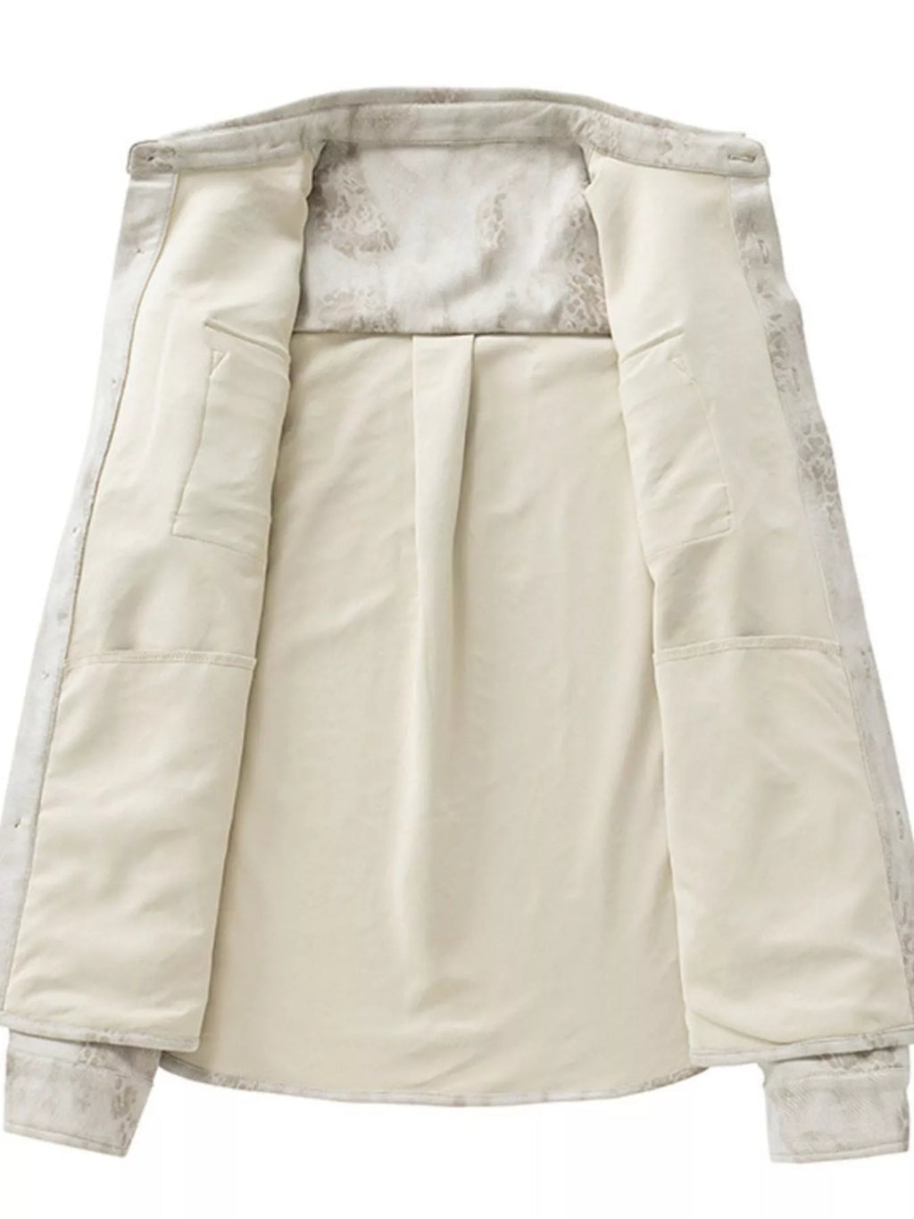 Men's Plus Size Button Up Casual Jacket