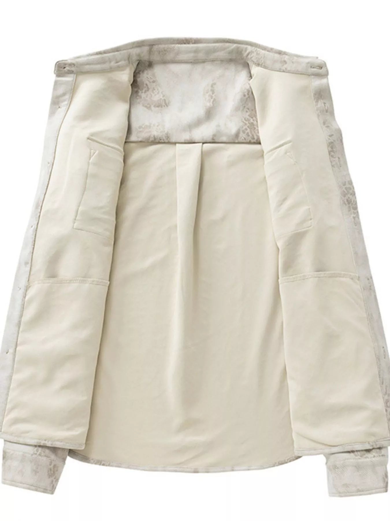 Men's Plus Size Button Up Casual Jacket