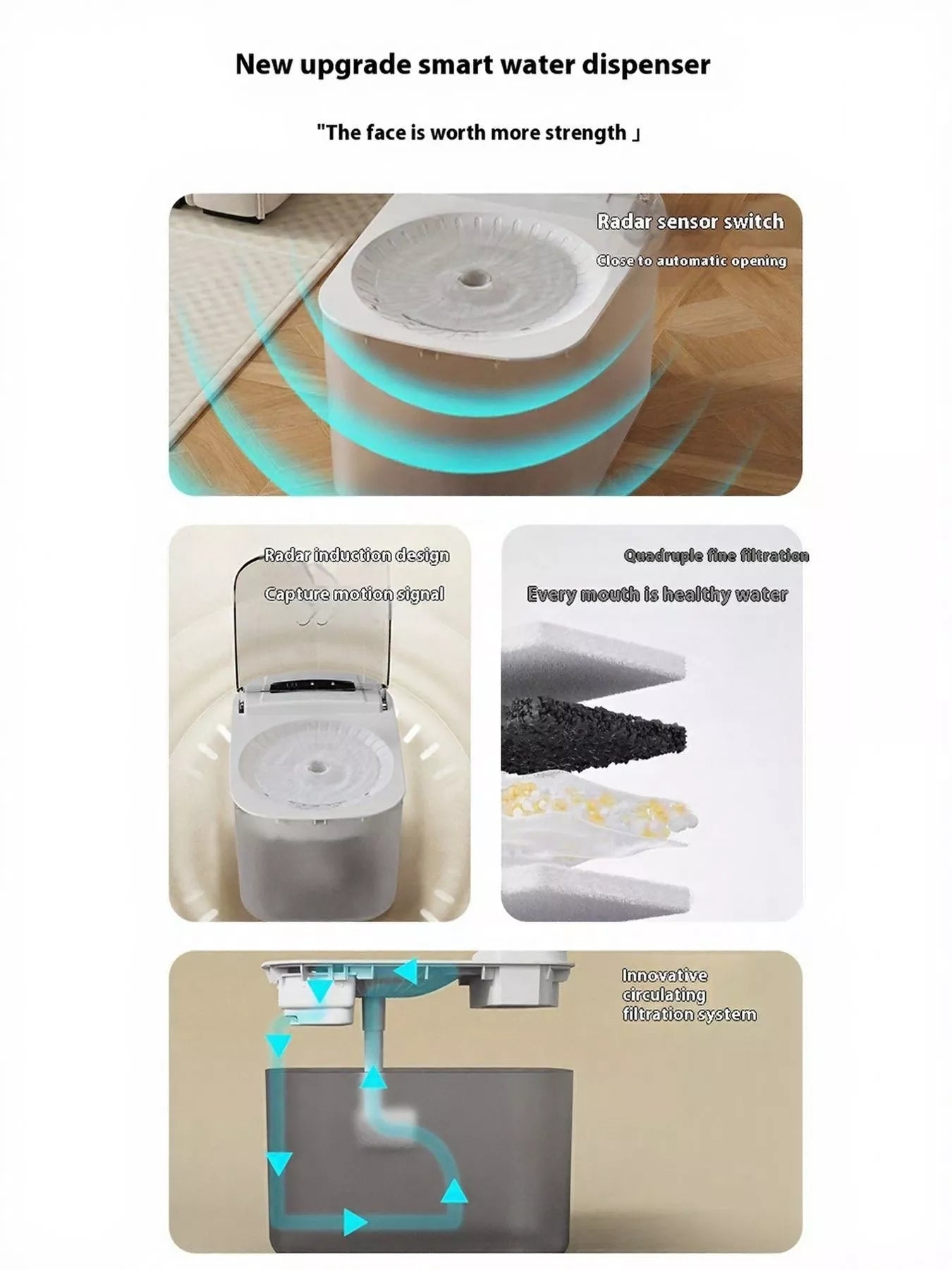Automatic Pet Water Fountain