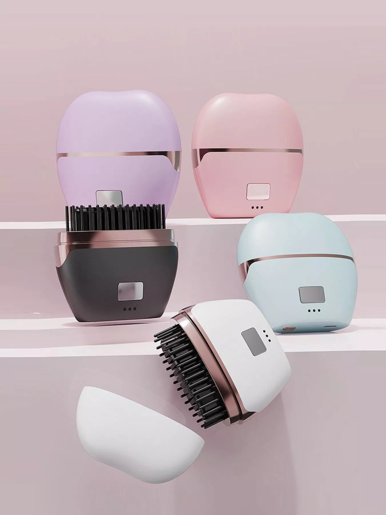 Portable Heated Hair Straightening Comb