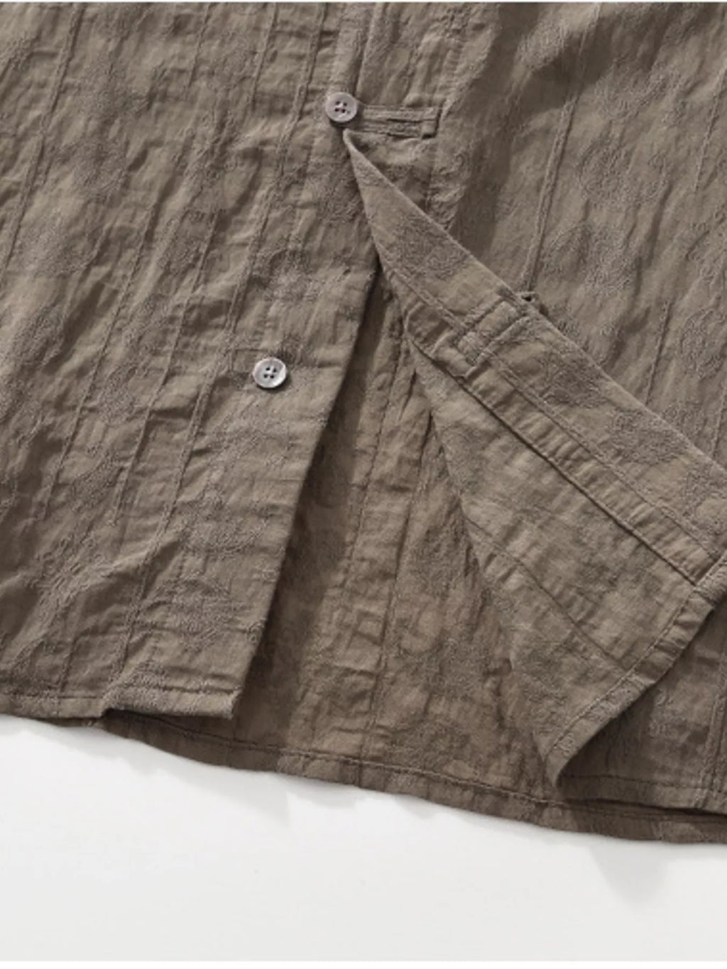 Men's Plus Size Casual Button Up Short Sleeve Shirt