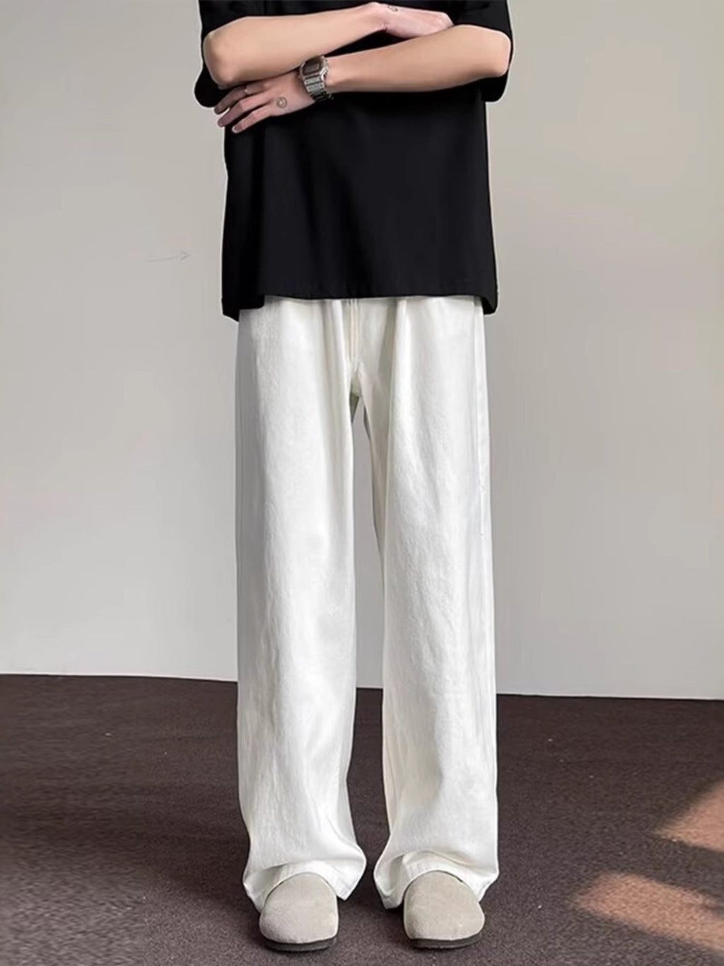 Men's Full Size Wide Leg Jeans Plus Size