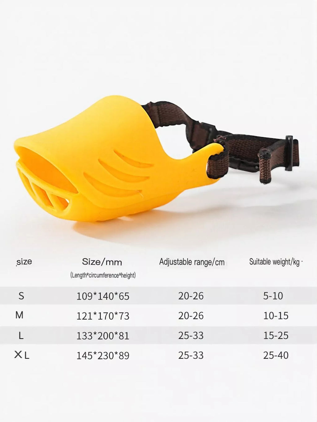 Duck-Billed Style Pet Muzzle