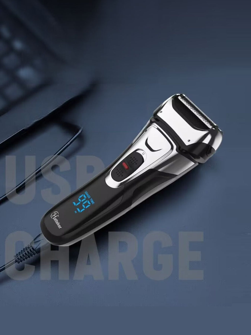 Electric Foil Shaver with LED Display