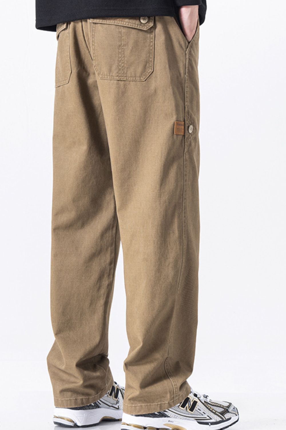 Men's Plus Size Wide Leg Pants