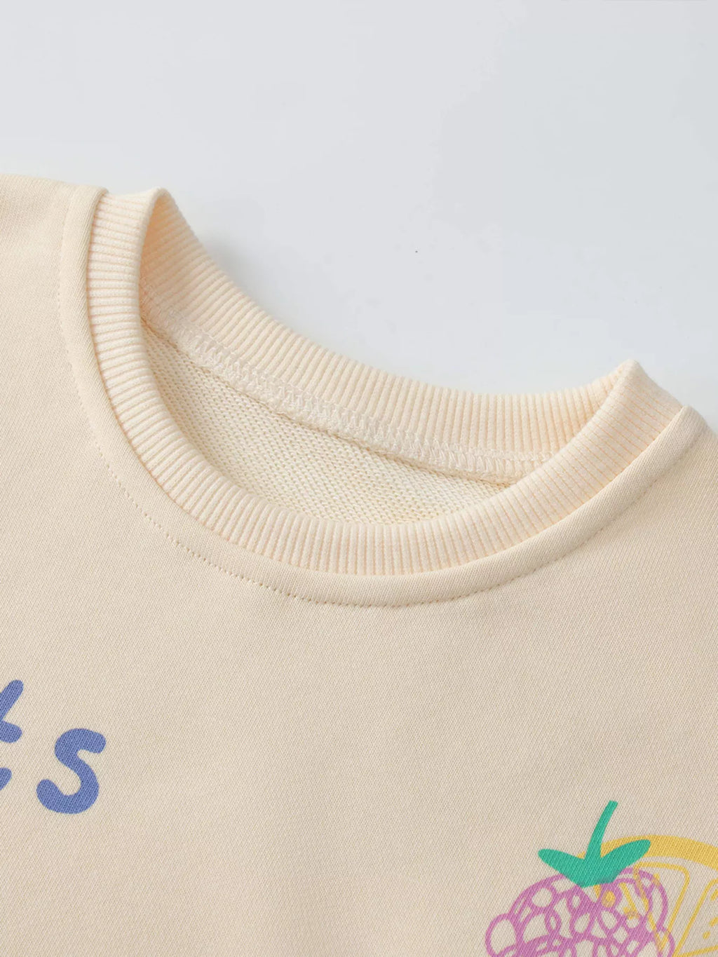 Children's Fun Fruits Graphic Crewneck Sweatshirt