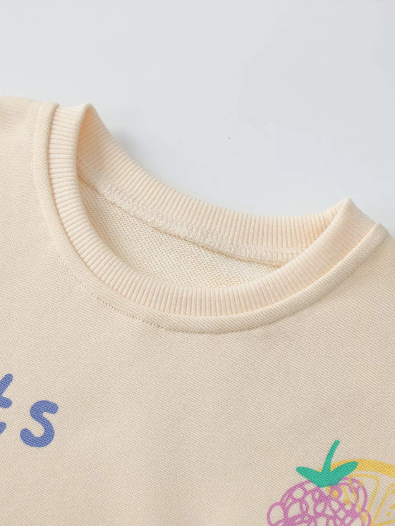 Children's Fun Fruits Graphic Crewneck Sweatshirt