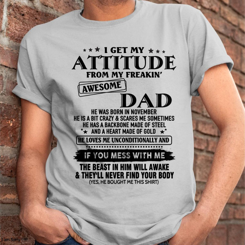 November - Gift For Son and Daughter From Dad - NGHL11 - (SKU-TDADC-11)