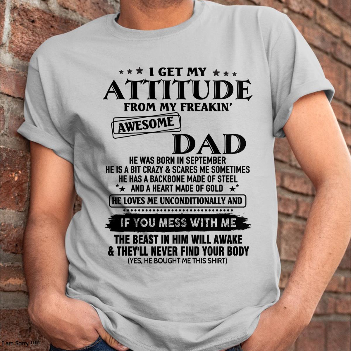 September - Gift For Son and Daughter From Dad - NGHL09 - (SKU-TDADC-09)