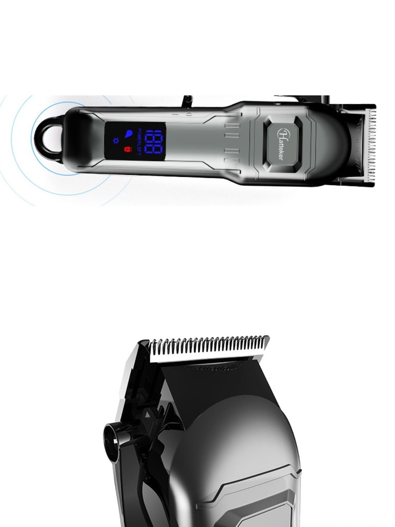 Cordless Hair Clipper with LED Display