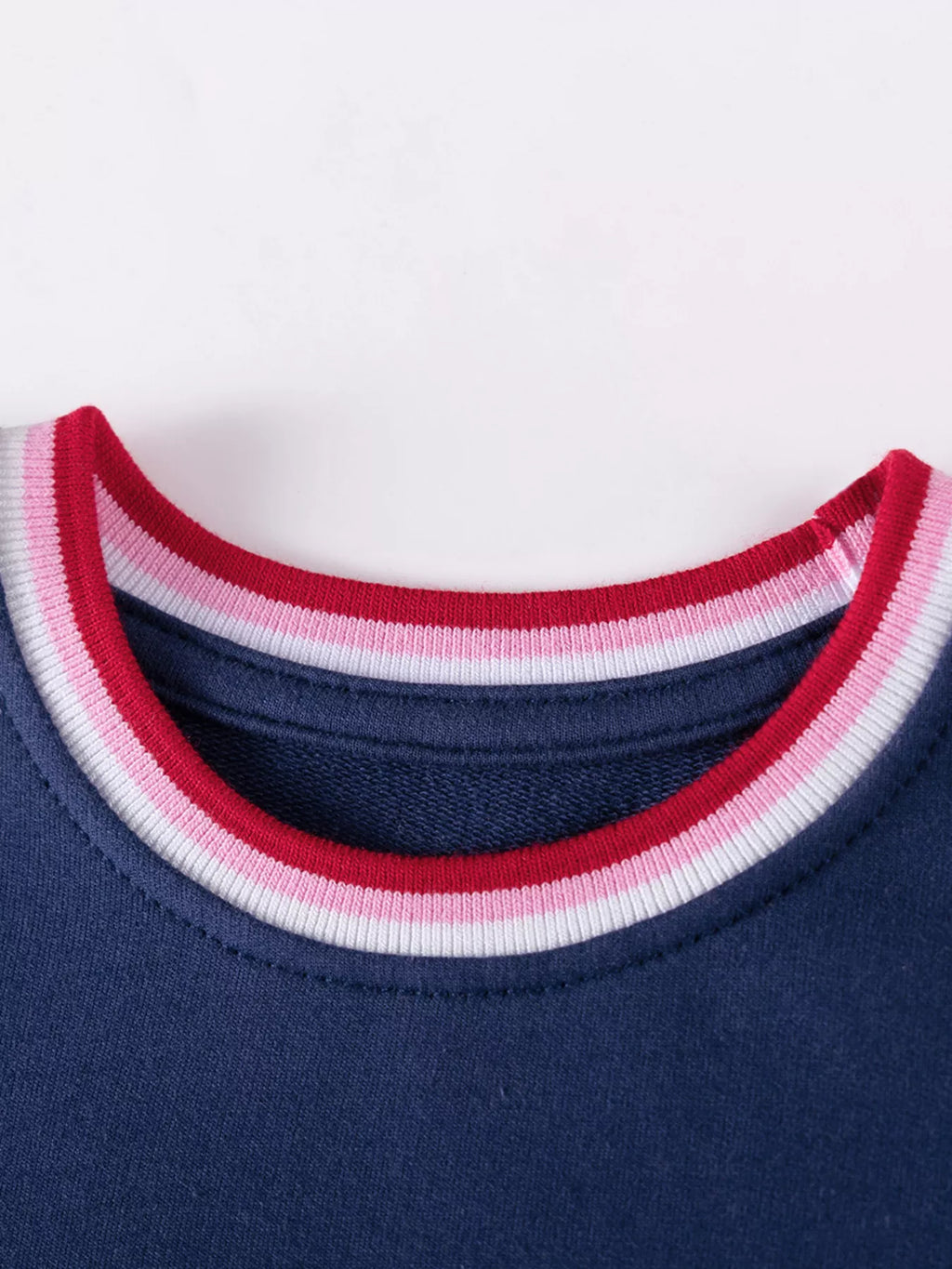 Children's Cherry Appliqued Long Sleeve Dress