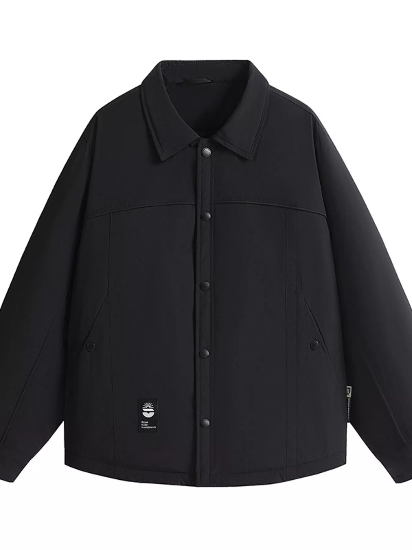 Men's Plus Size Casual Snap-Down Lightweight Jacket