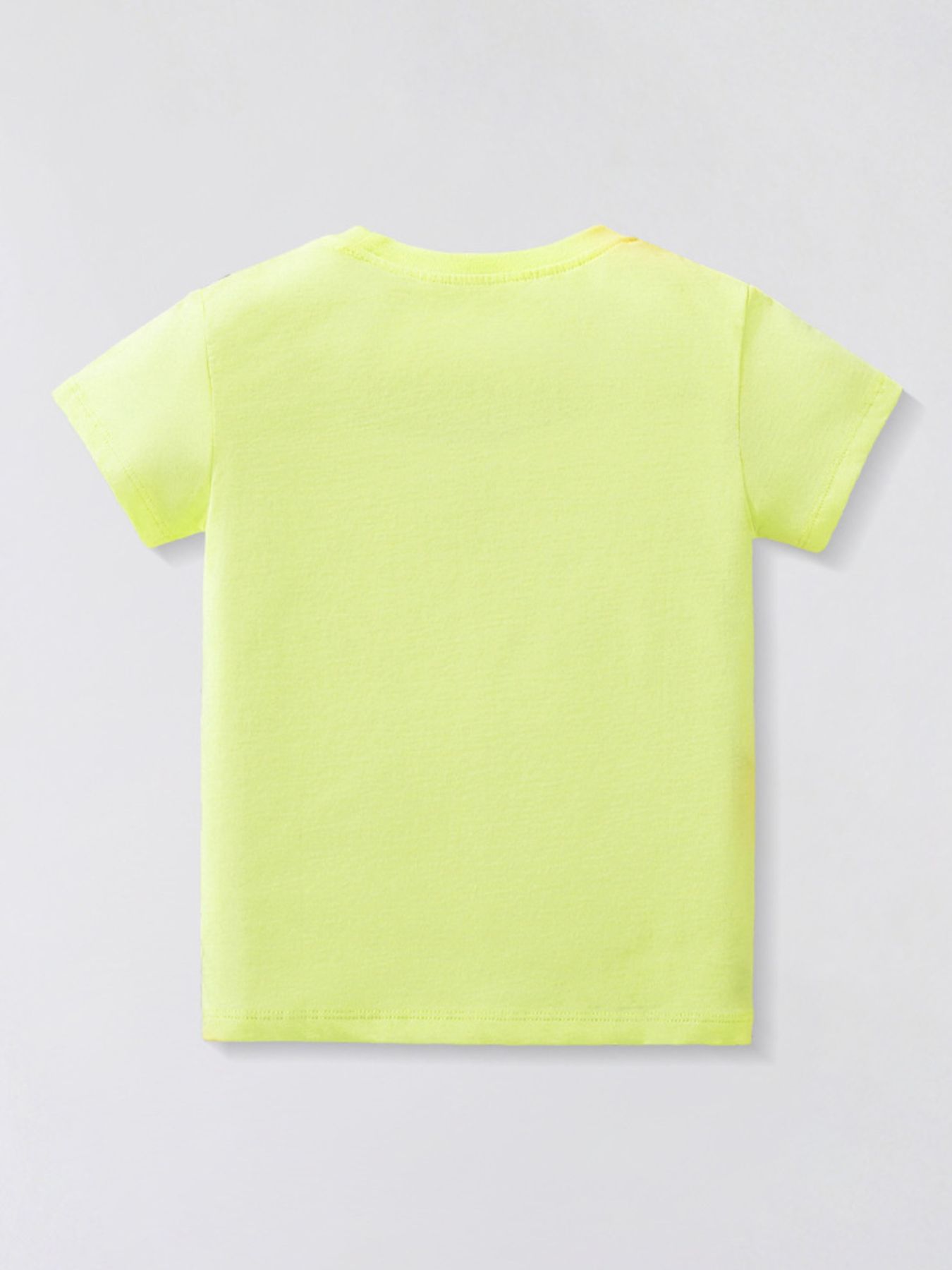 Children's Rabbit Bicycle Graphic Short Sleeve T-Shirt