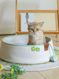 Woven Pet Nest with Toy Ball