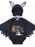 Children's Halloween Bat Bodysuit & Hat Costume Set