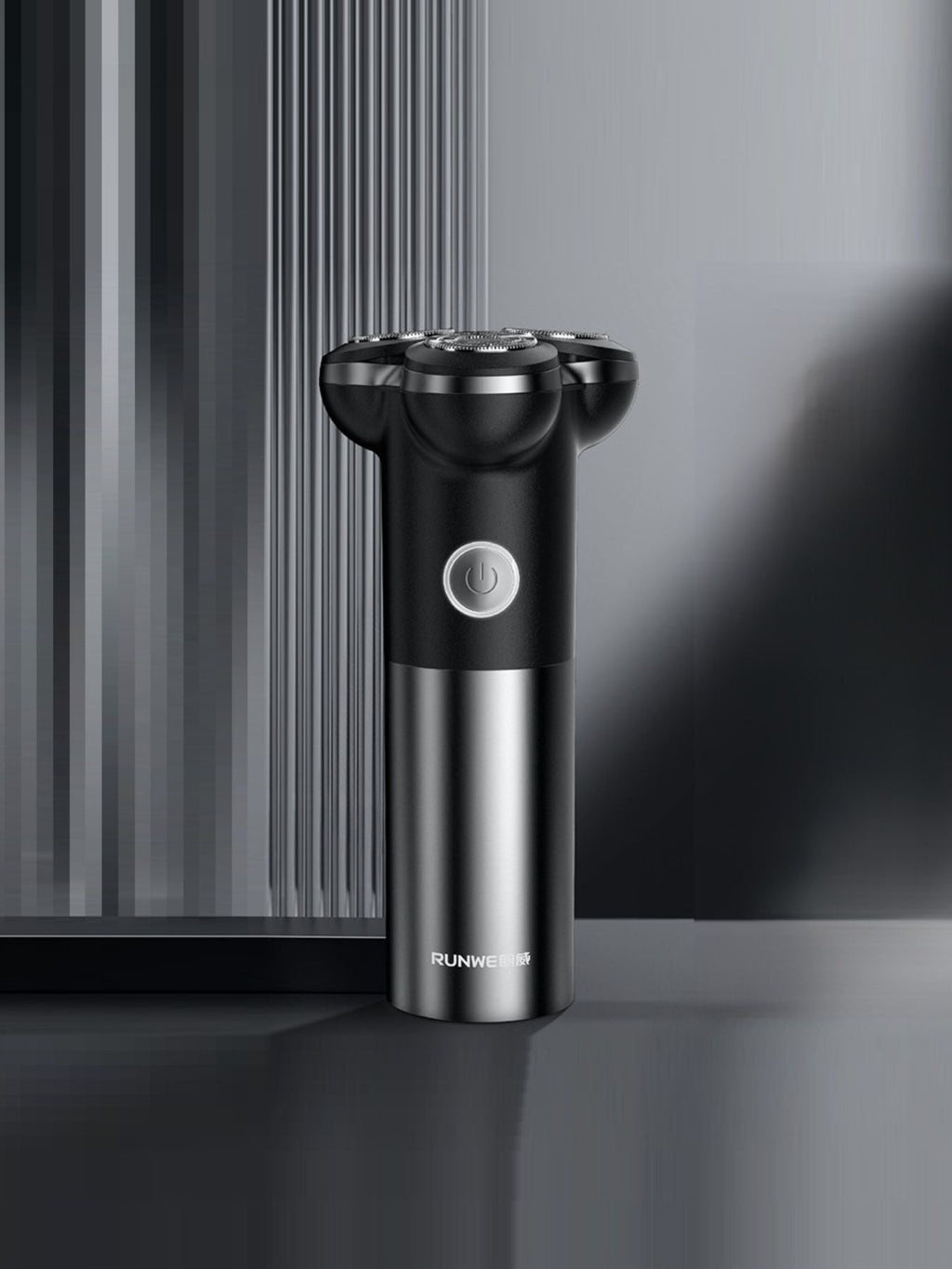 Triple-Blade Rotary Electric Shaver