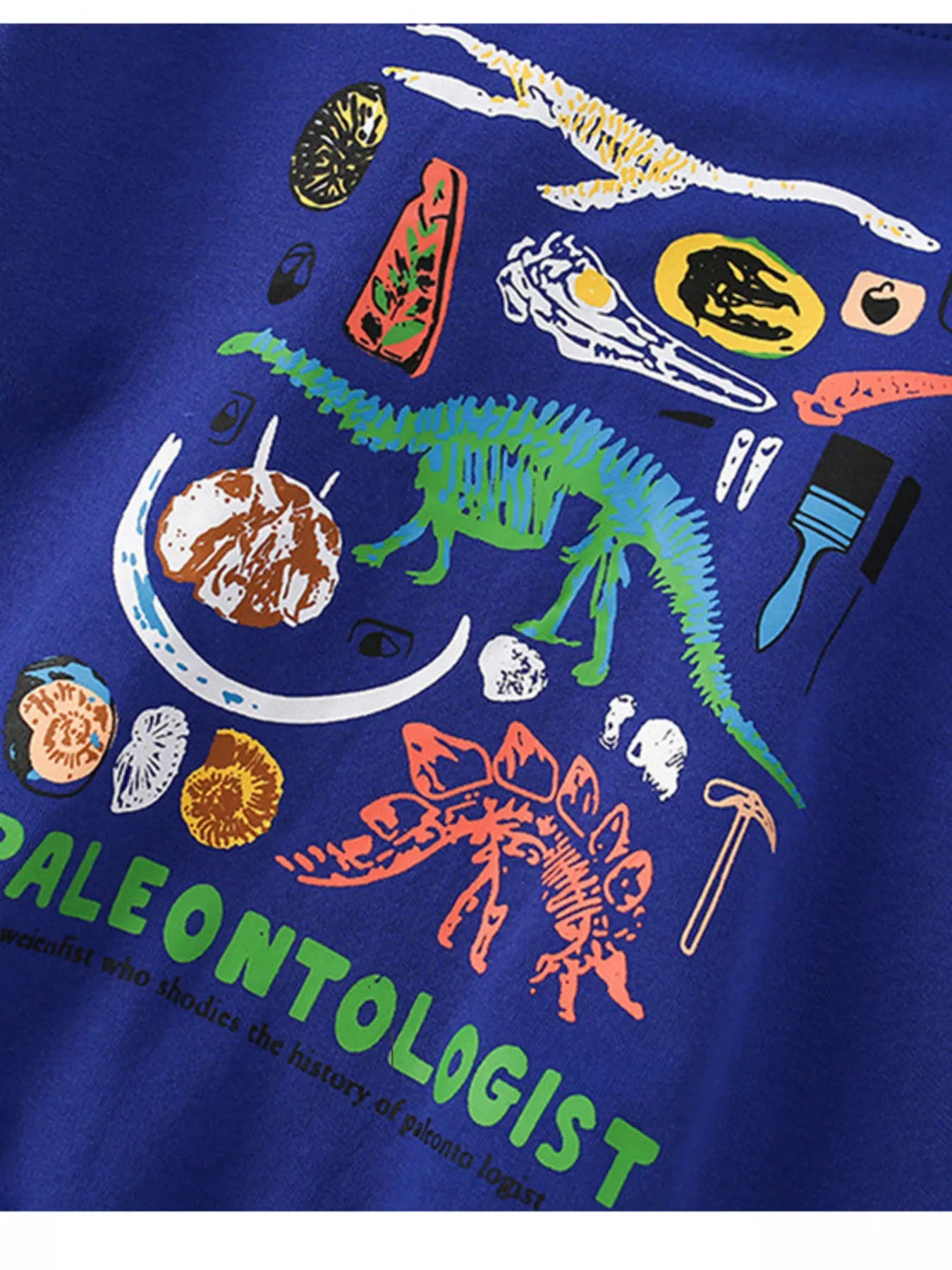 Children's Dinosaur Crew Neck Sweatshirt